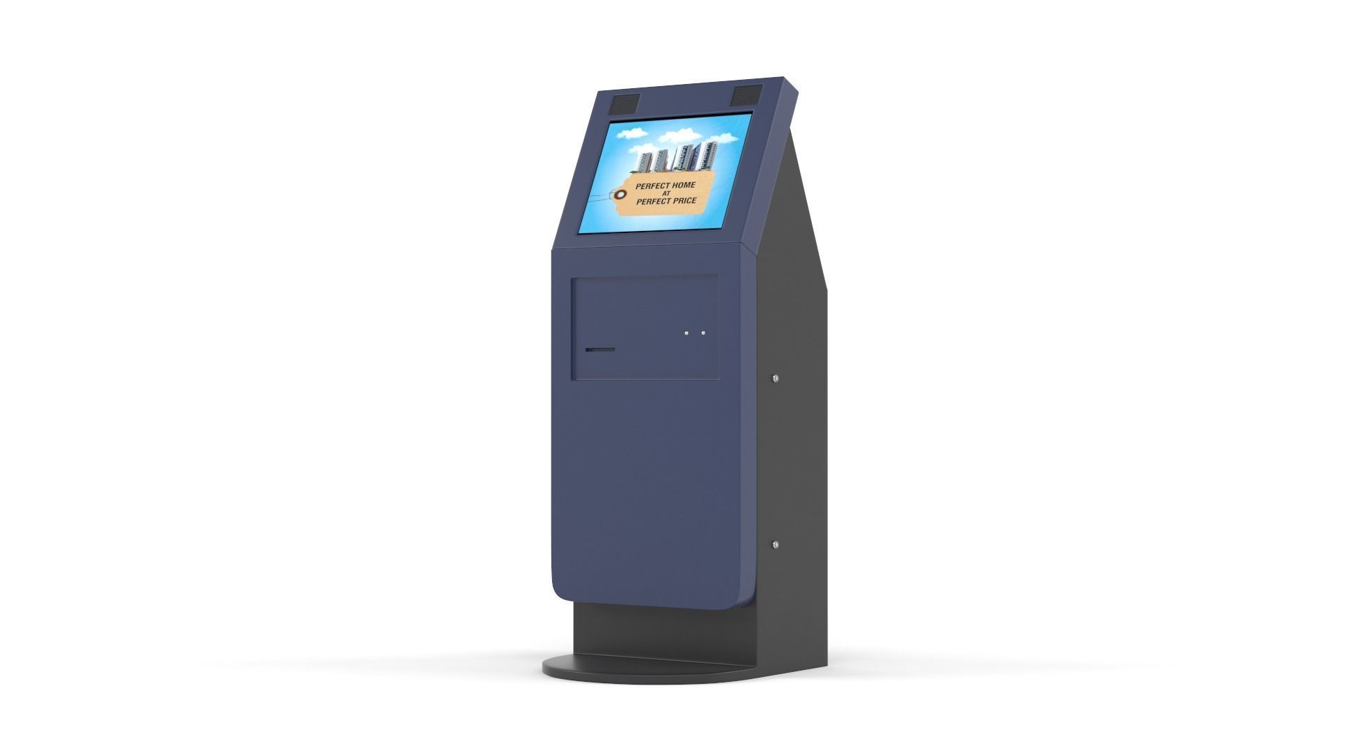 Electronic Kiosk 3D model_2