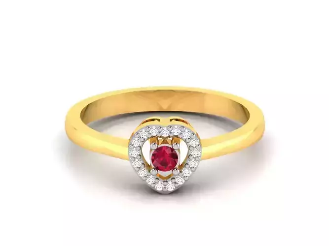 Solitaire Wedding Ring 3dm STL OBJ FBX Render Details