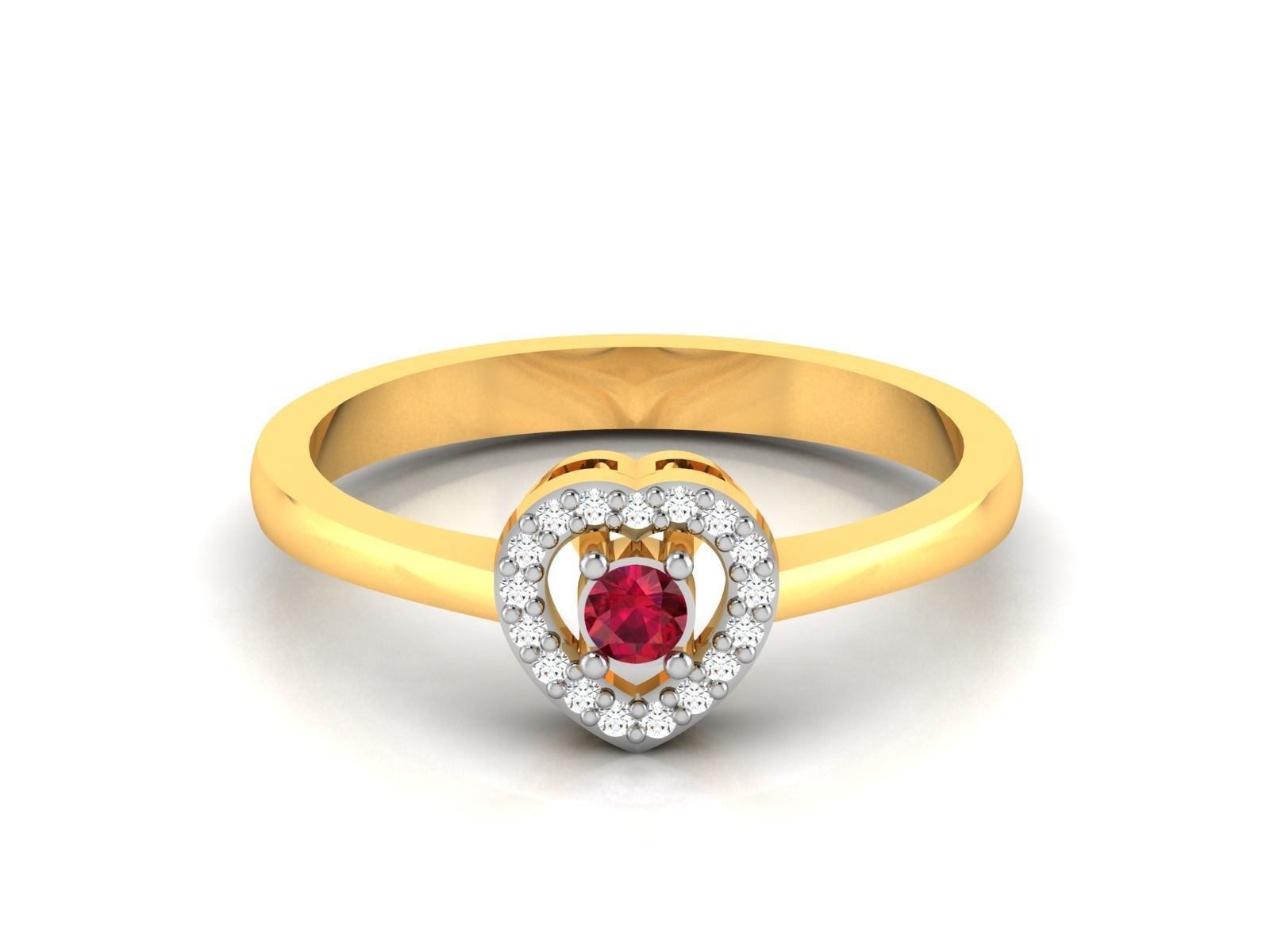 Solitaire Wedding Ring 3dm STL OBJ FBX Render Details 3D print model_8