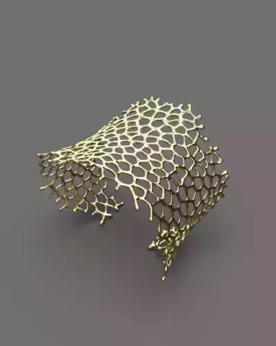 Cuff bracelet 3D print model