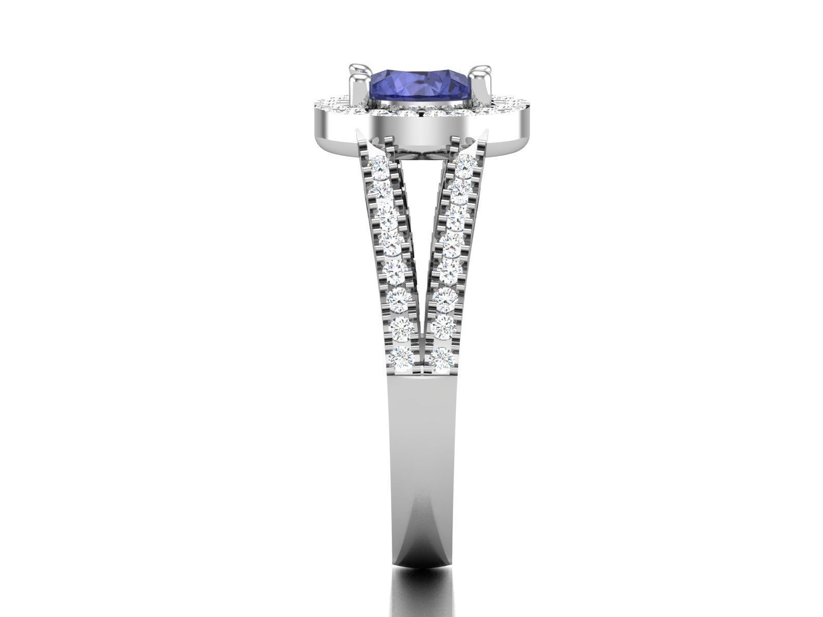 Solitaire Wedding Ring 3dm STL OBJ FBX Render Details 3D print model_7