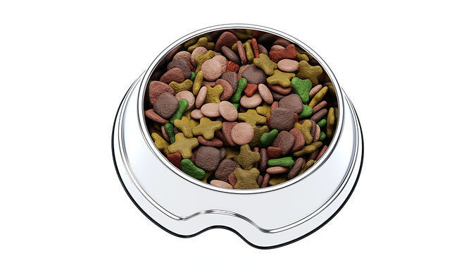 Pet Food Bowl 3D model 2