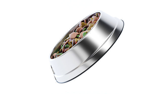 Pet Food Bowl 3D model 4