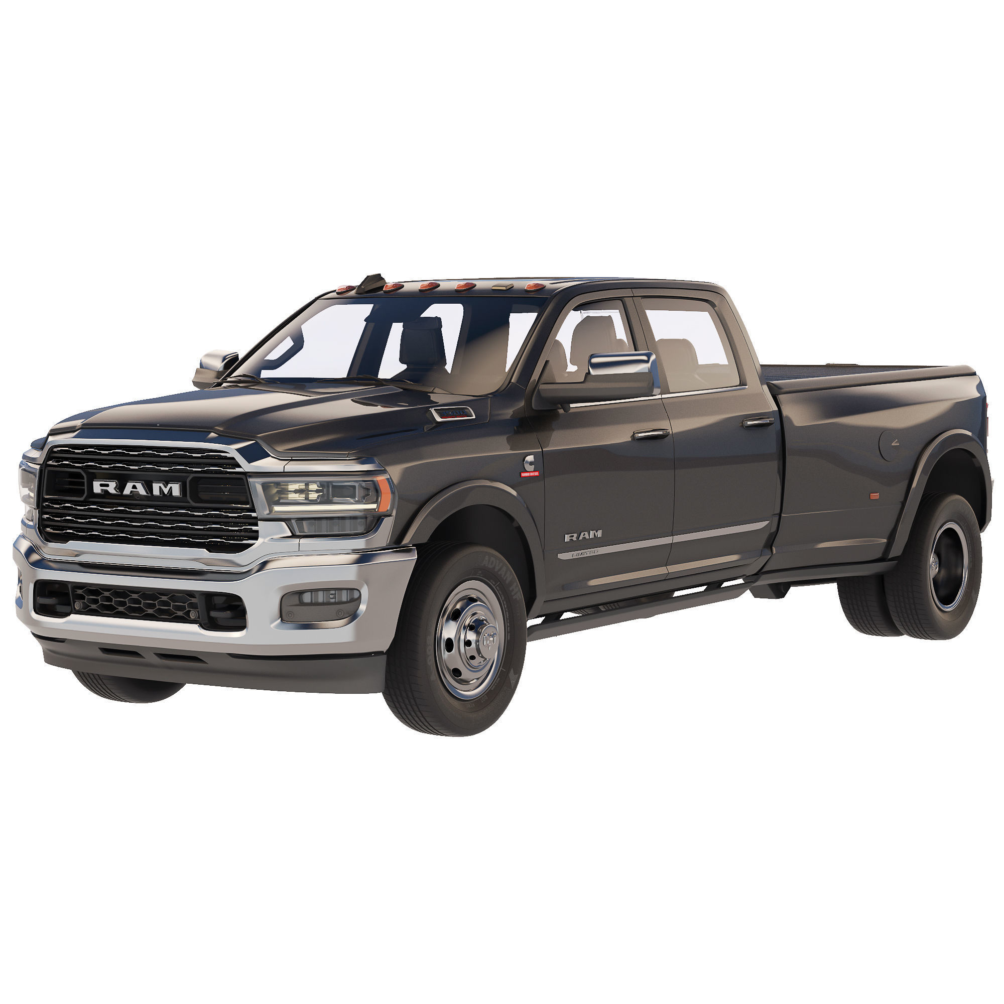 Dodge Ram 3500 HD Limited 2019 3D model_2