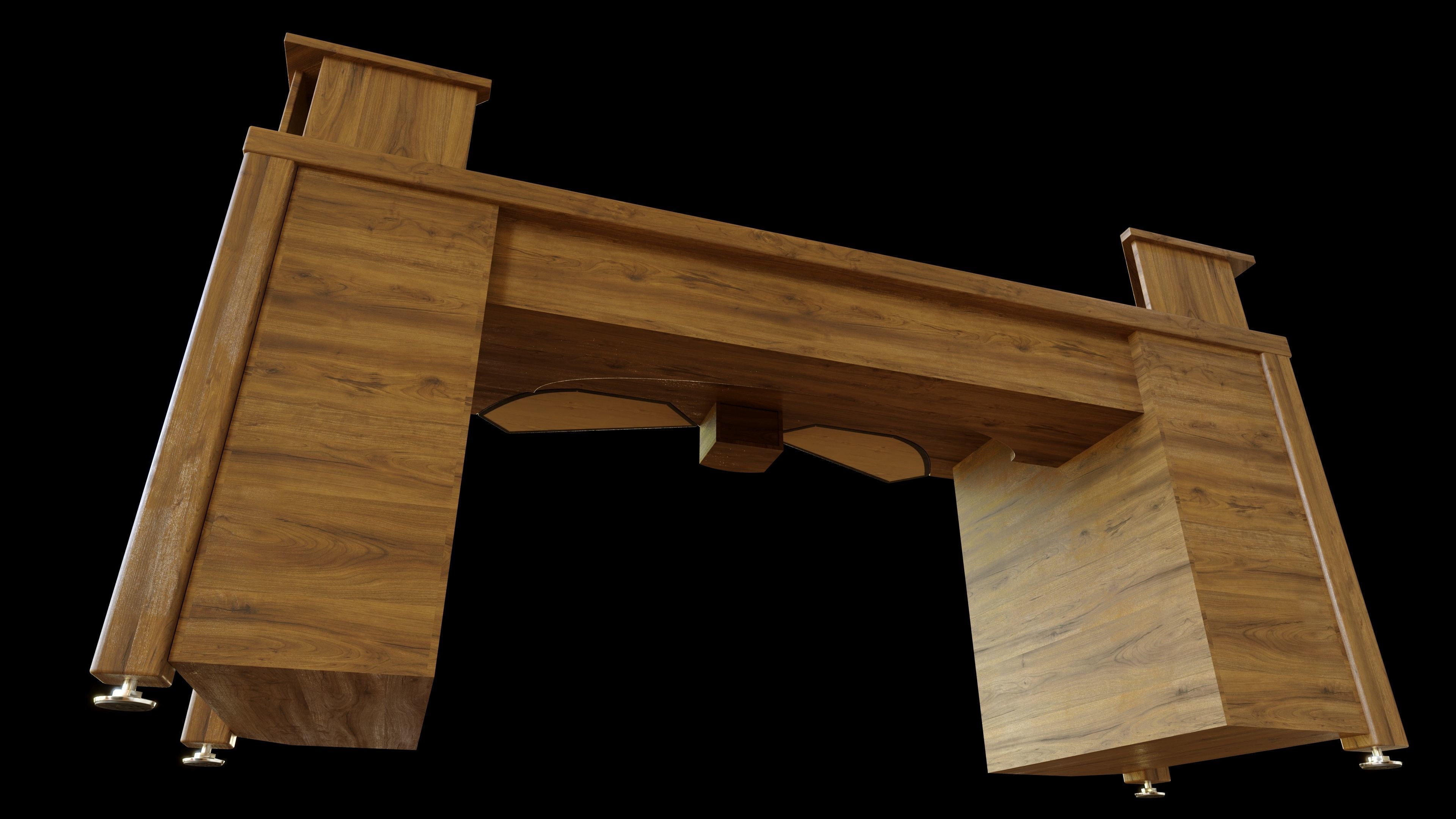 Watchmaker Desk 3D model_5