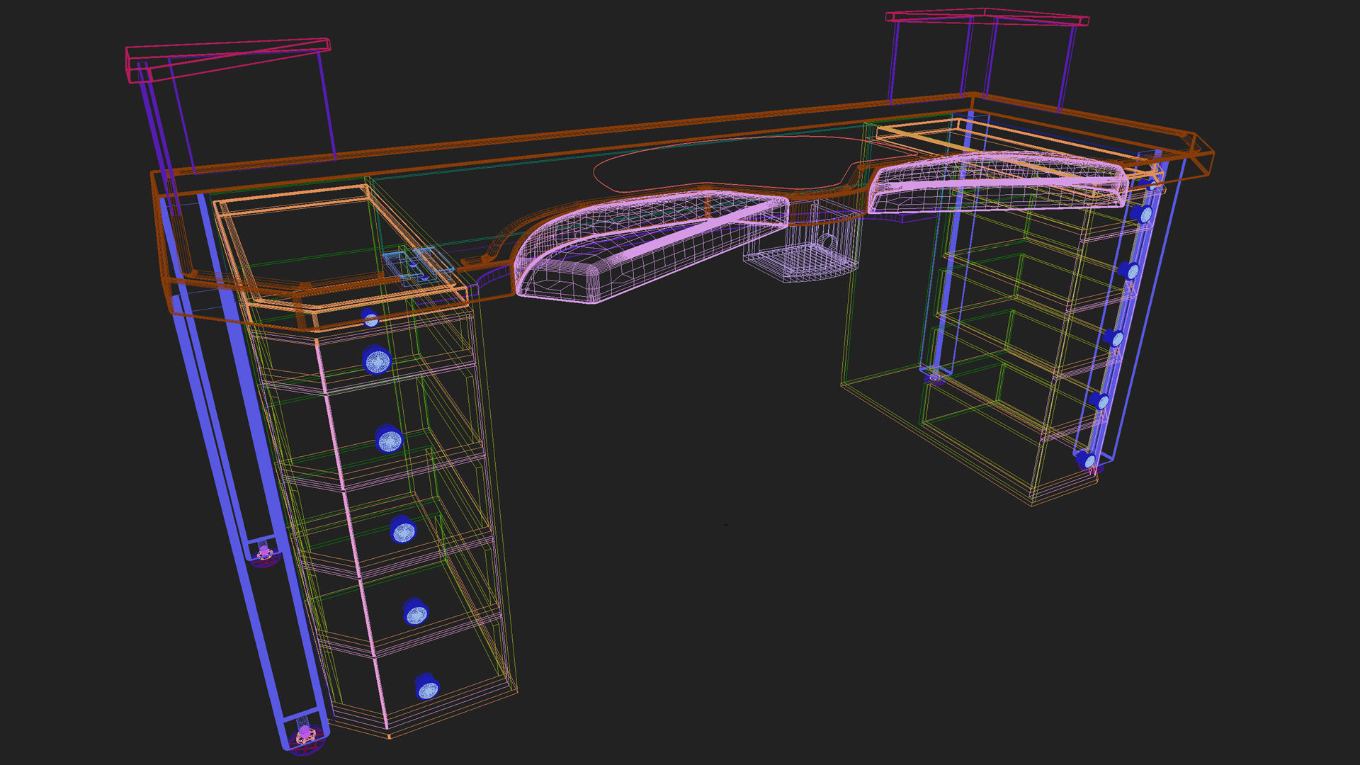 Watchmaker Desk 3D model_9