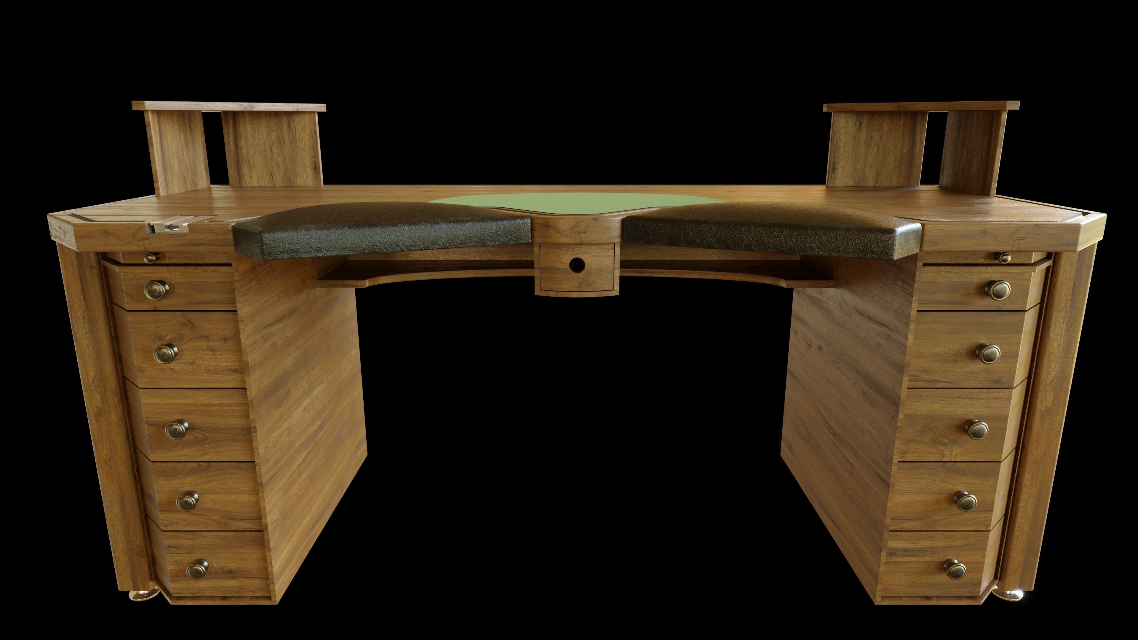 Watchmaker Desk 3D model_1