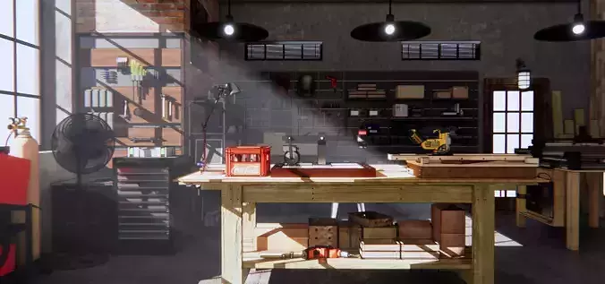 Craft studio  interior