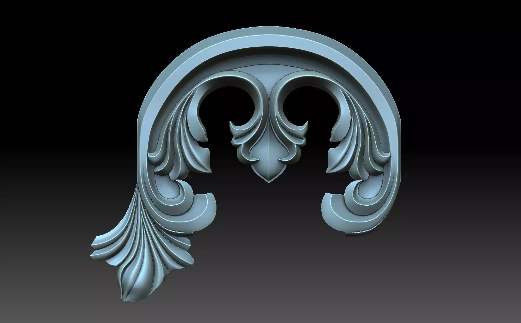 Decorative element 3D print model