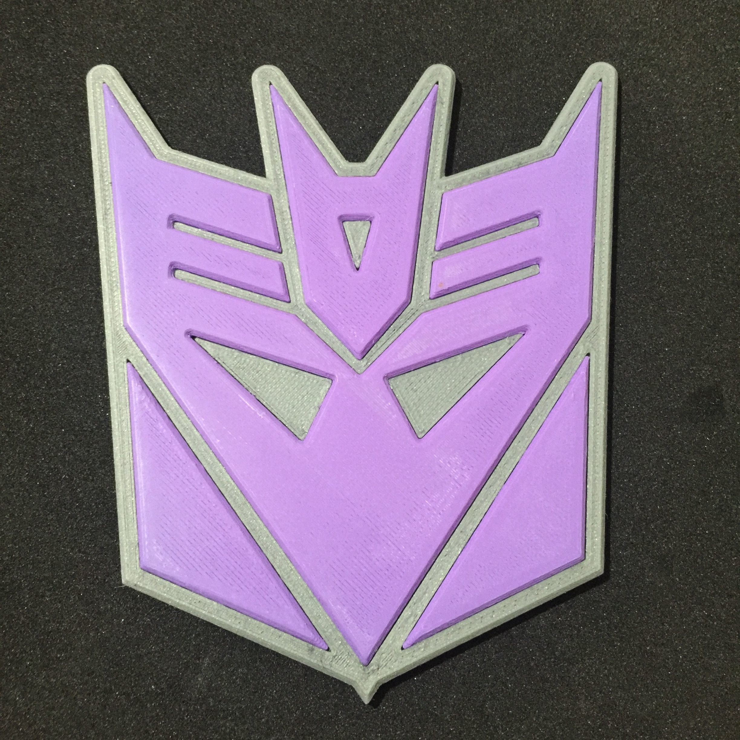 Transformers Decepticon Emblem Coaster 3D print model_5