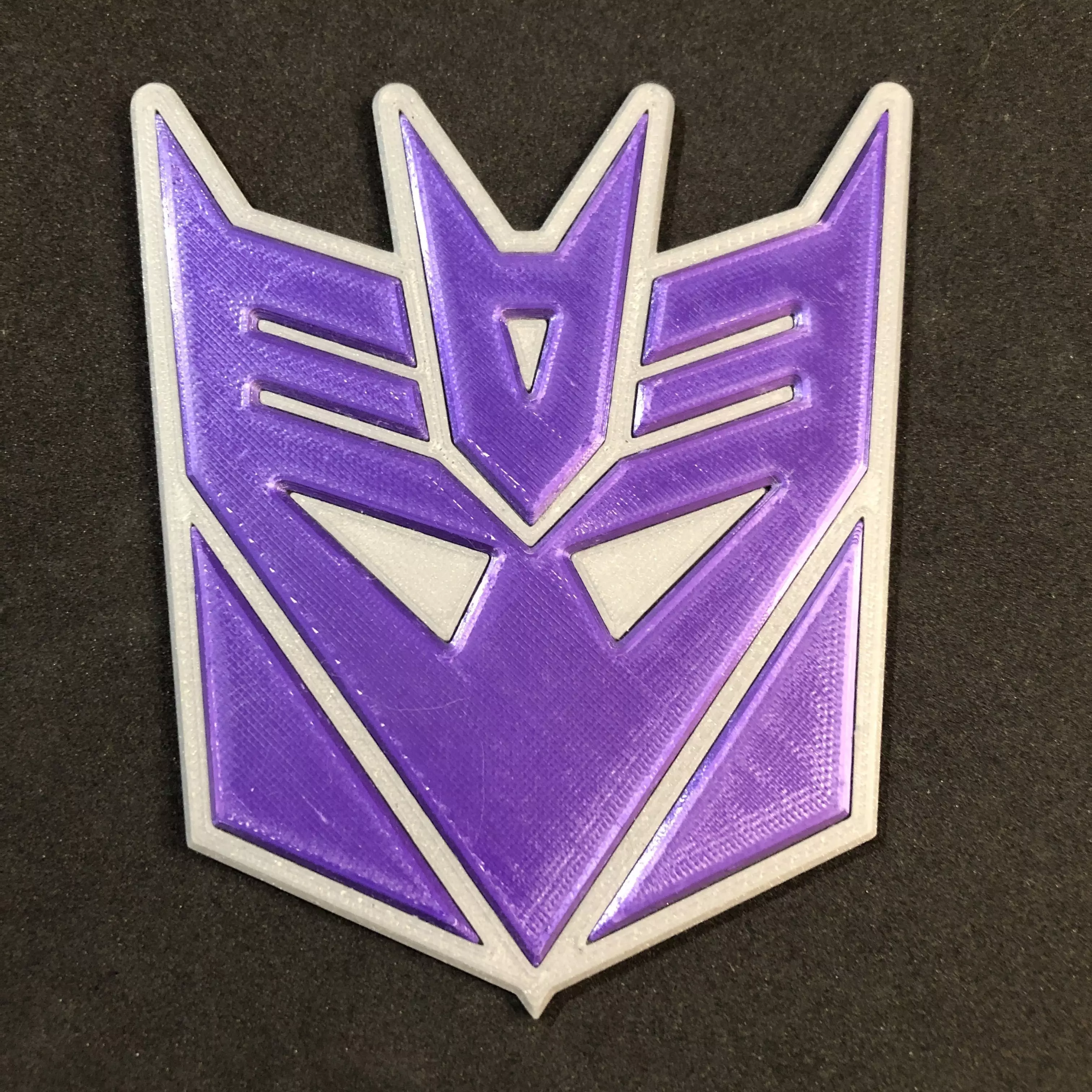 Transformers Decepticon Emblem Coaster 3D print model_0