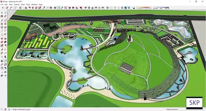 Sketchup Recreational Tourism B9