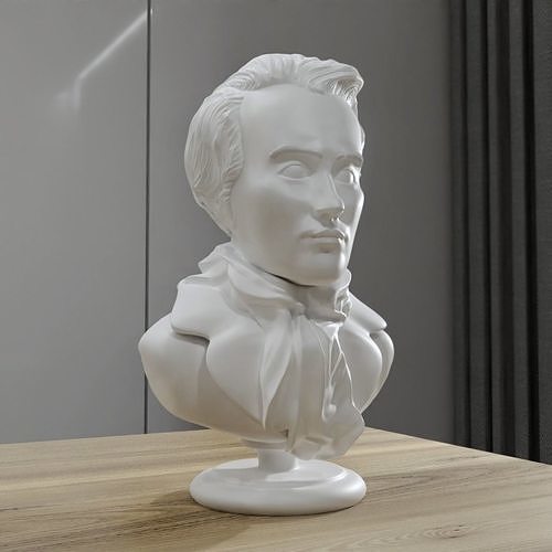 Taras Shevchenko Bust for Interior Design or Print 3D model