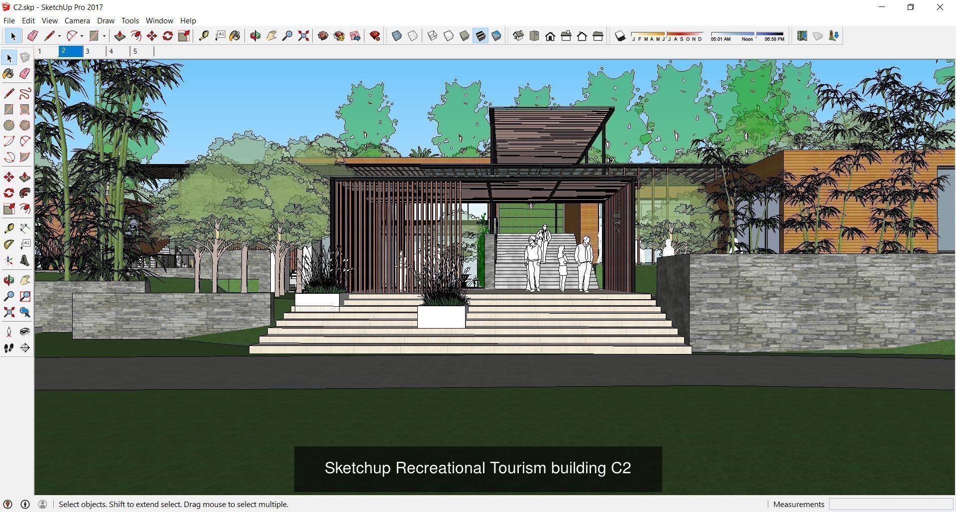 Collection 18 Sketchup Recreational Tourism models _21