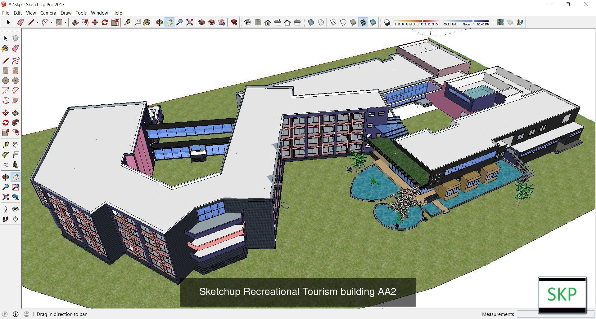 Collection 18 Sketchup Recreational Tourism models _9