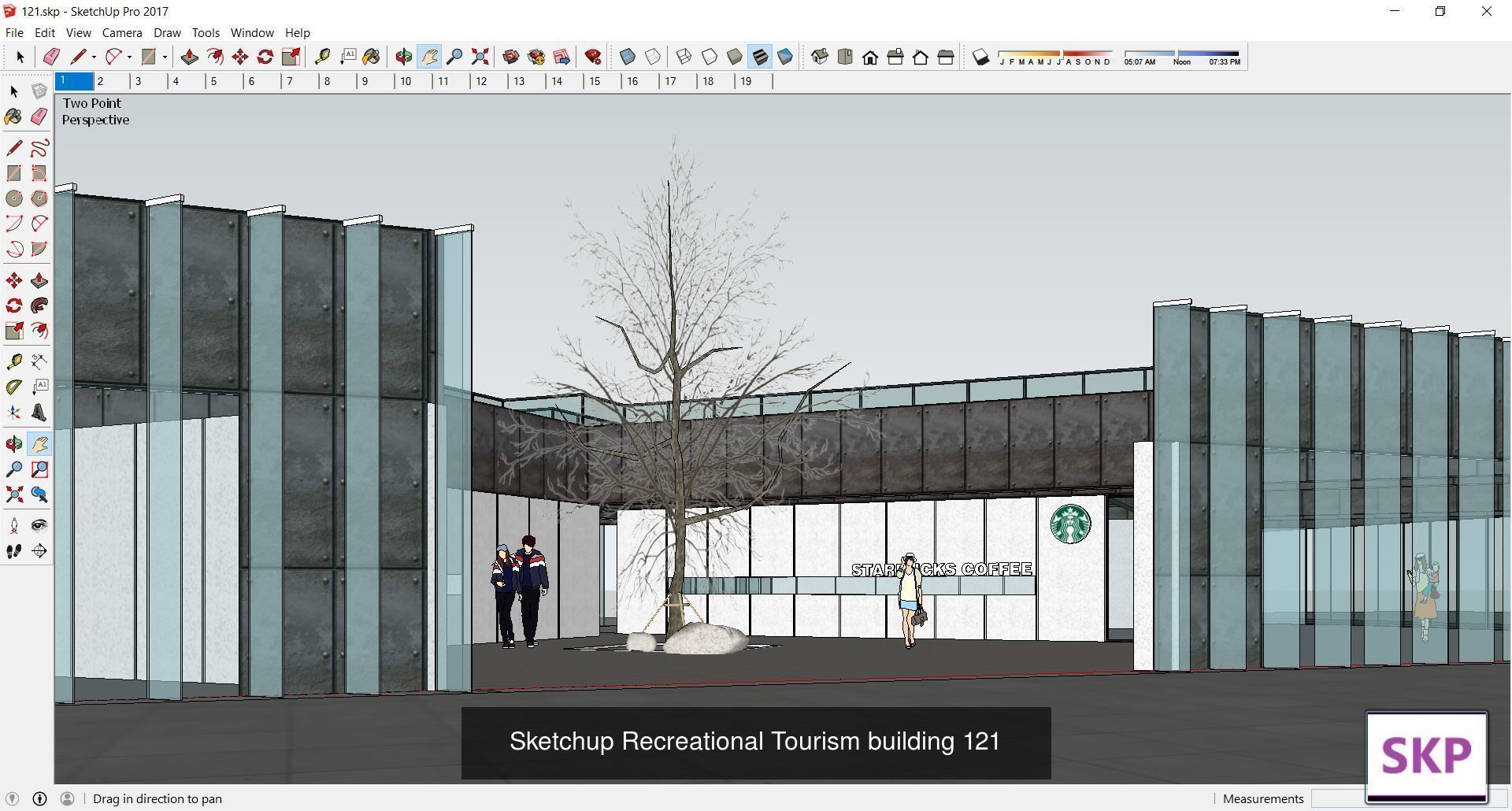Collection 18 Sketchup Recreational Tourism models _6