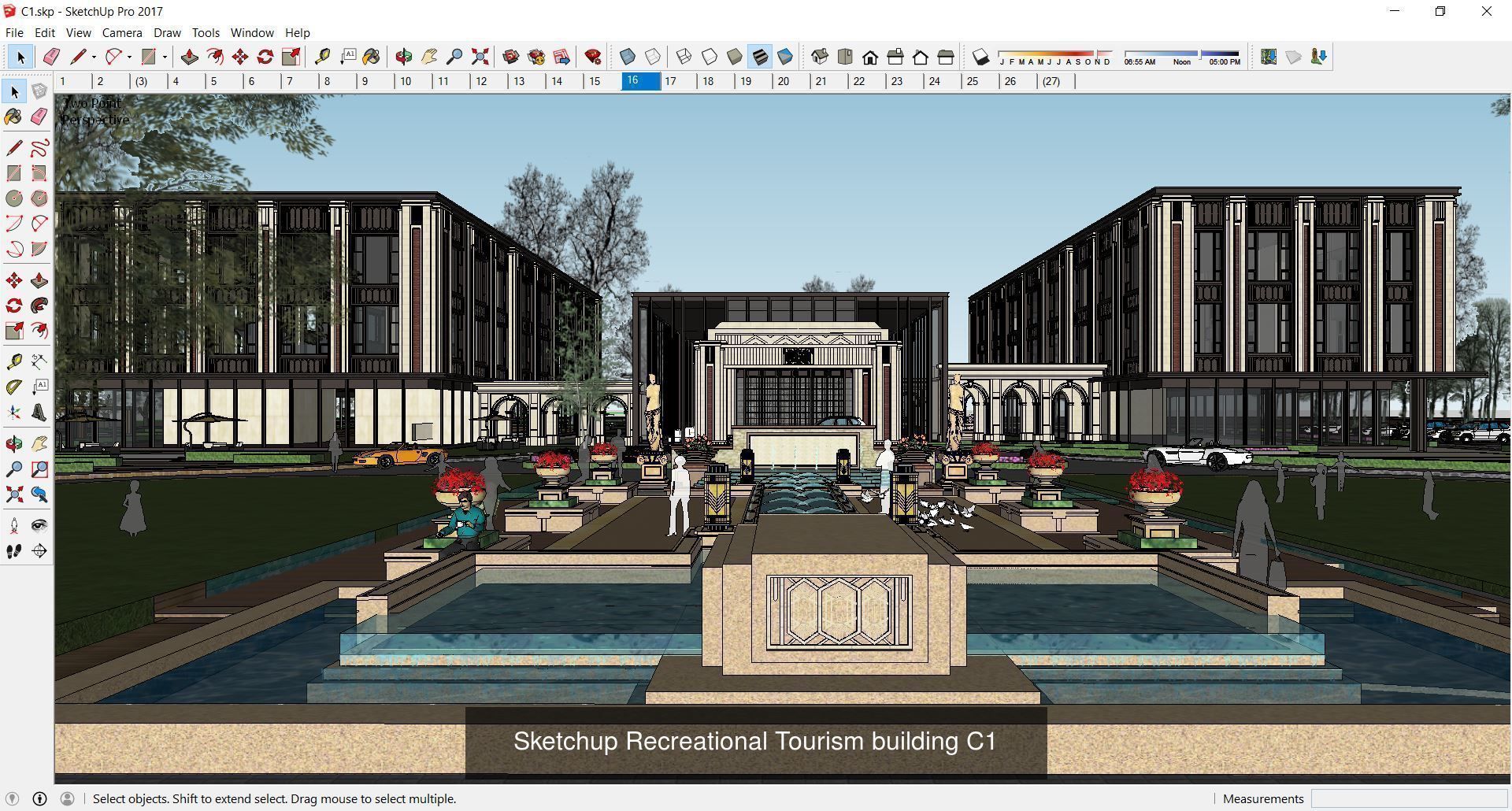 Collection 18 Sketchup Recreational Tourism models _20