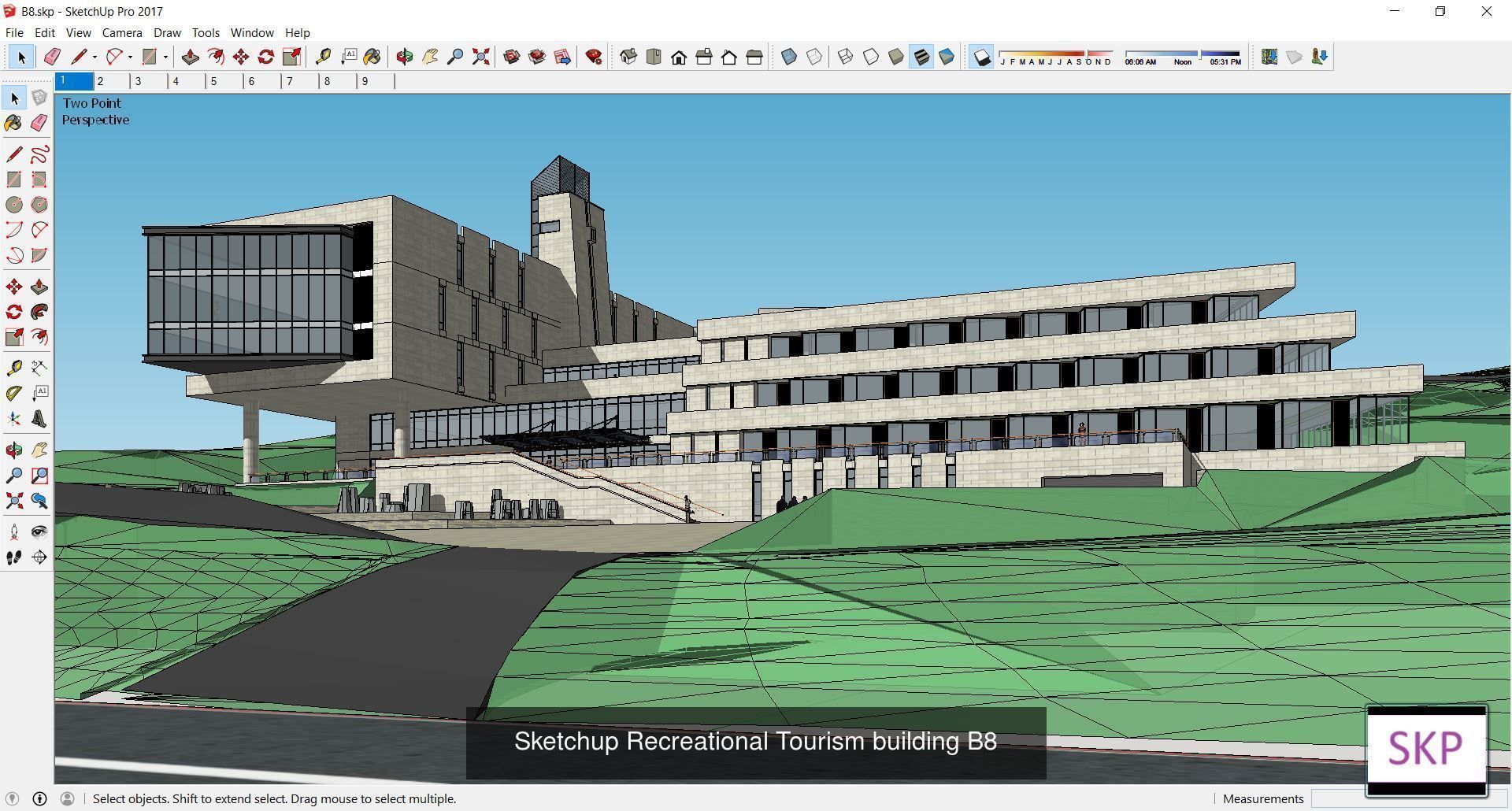 Collection 18 Sketchup Recreational Tourism models _17