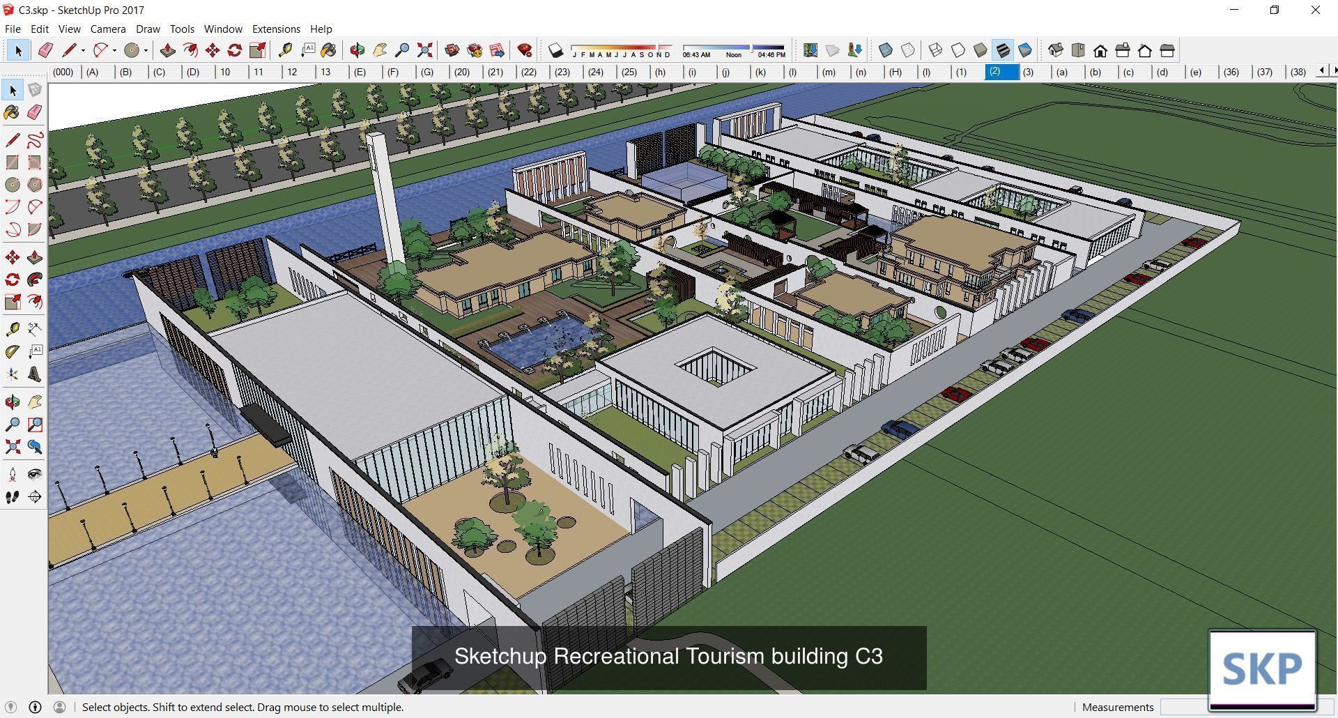 Collection 18 Sketchup Recreational Tourism models _22