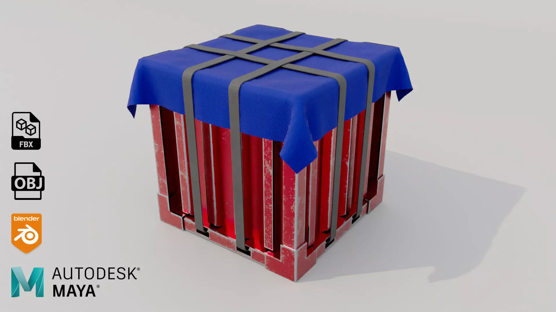 PUBG Air Drop 3D print model