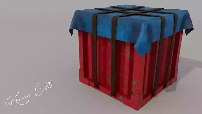 PUBG Air Drop 3D print model