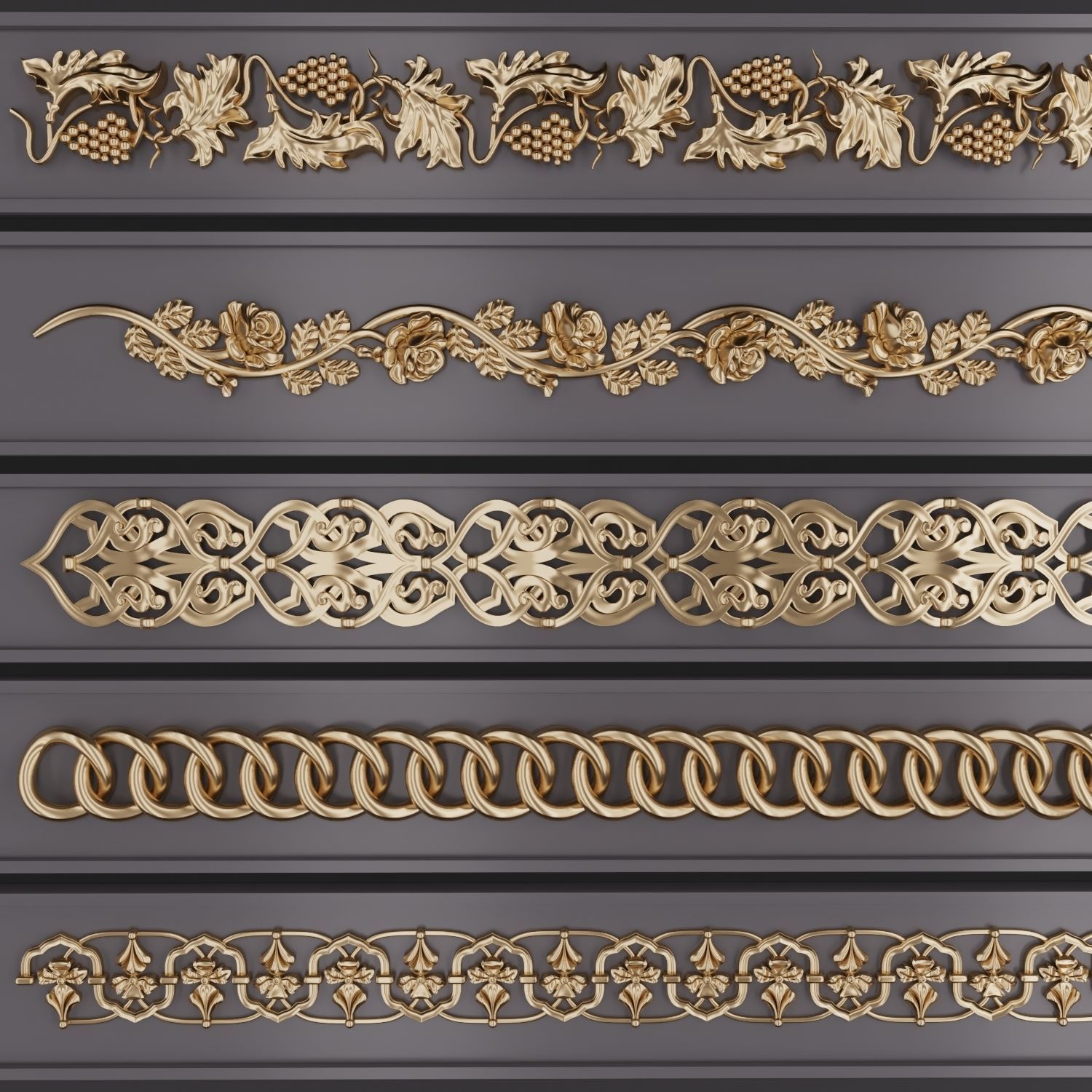 Trim Ornament 121 3D model_1