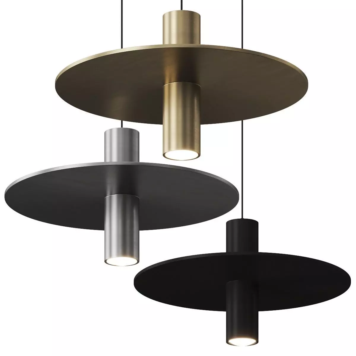 TECH LIGHTING Mini Ponte Pendant Lamp 3D model_0
