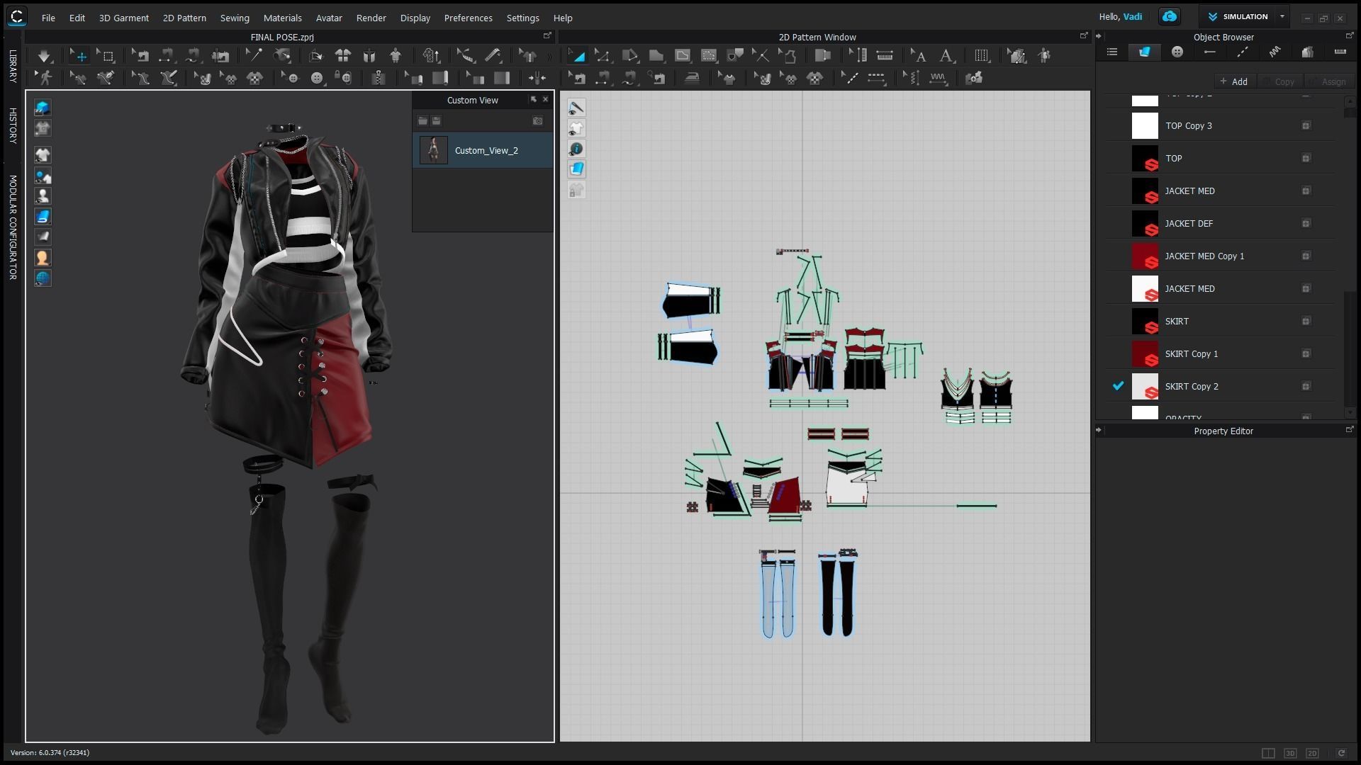 Female Streetwear 2 3D model_4