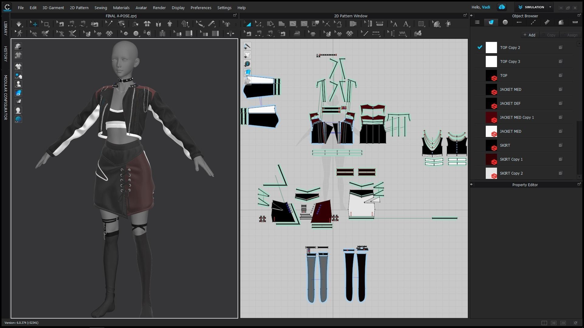 Female Streetwear 2 3D model_3