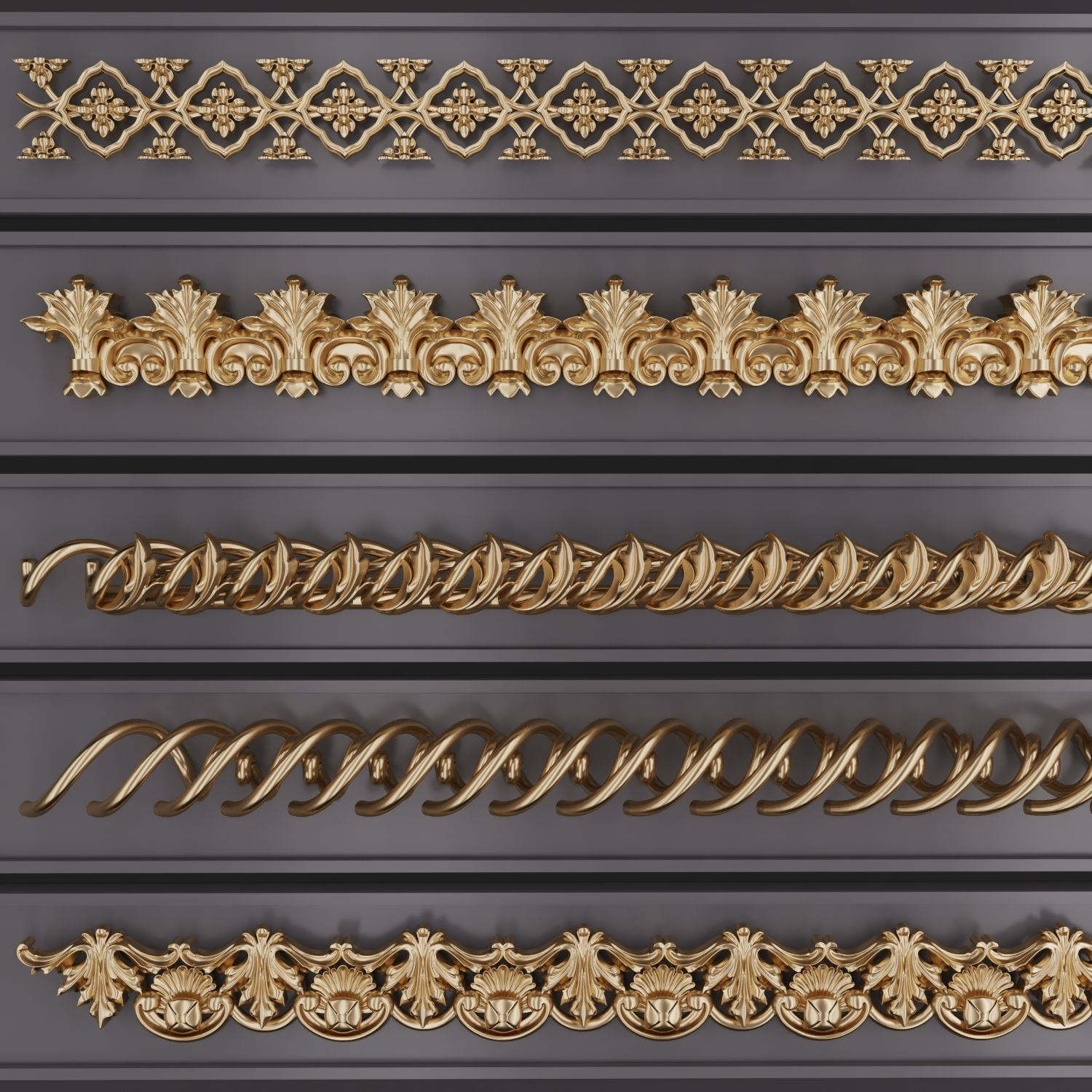 Trim Ornament 122 3D model_1