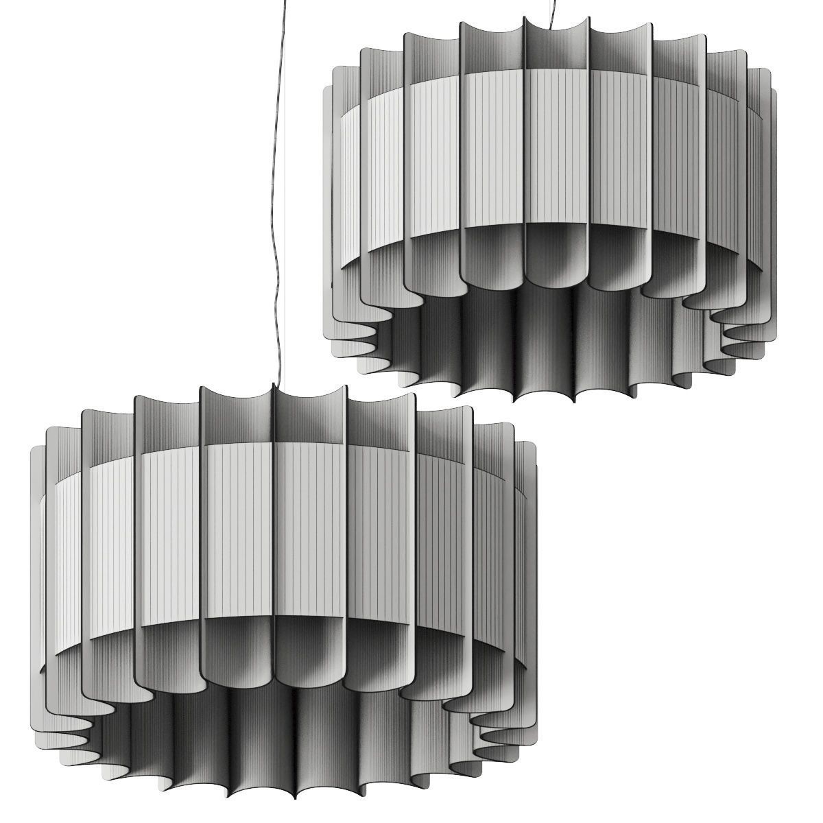 BRUCK LIGHTING Clarissa Pendant Lamp 3D model_1