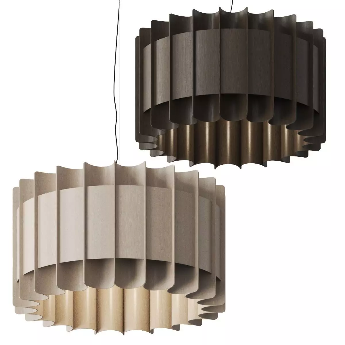BRUCK LIGHTING Clarissa Pendant Lamp 3D model_0
