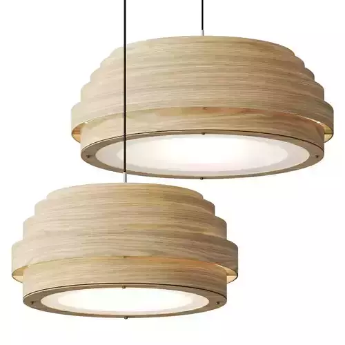 AY ILLUMINATE Thin Wood Pendant Lamp