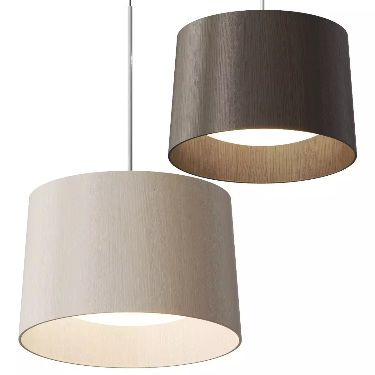 FOSCARINI Twiggy Wood Pendant Lamp 3D model_0