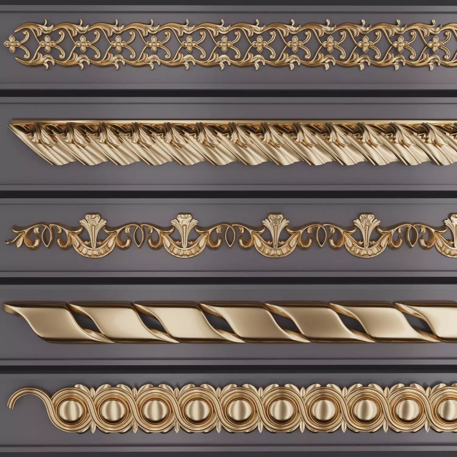 Trim Ornament 123 3D model_0