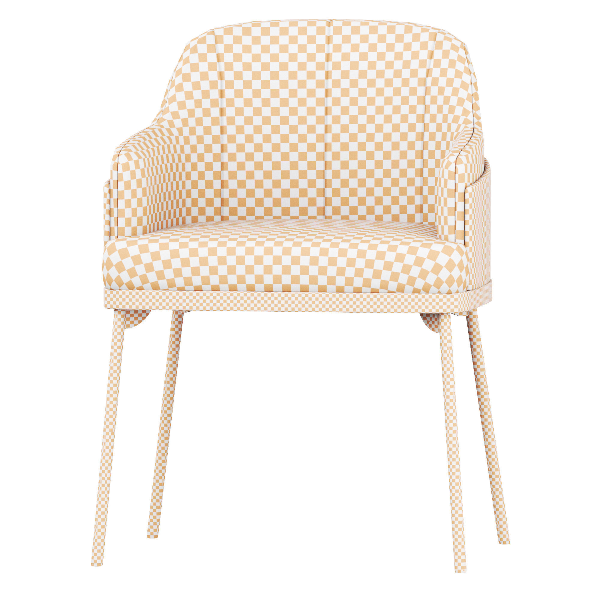 Modern dining chair 3D model_6