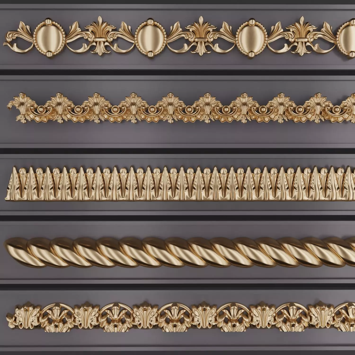 Trim Ornament 124 3D model_0