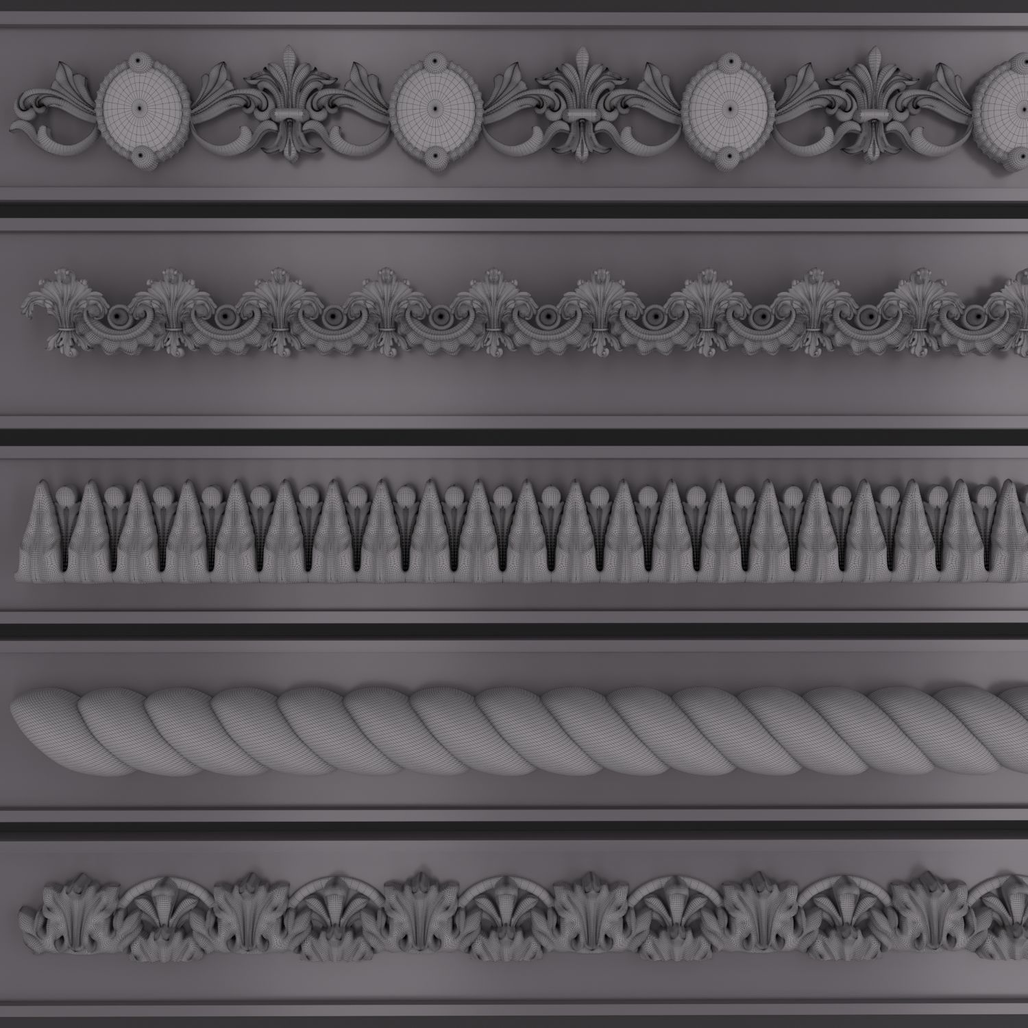 Trim Ornament 124 3D model_1