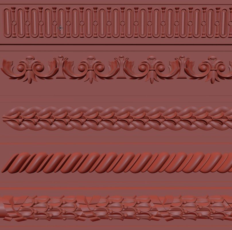 Trim Ornament 125 3D model_4