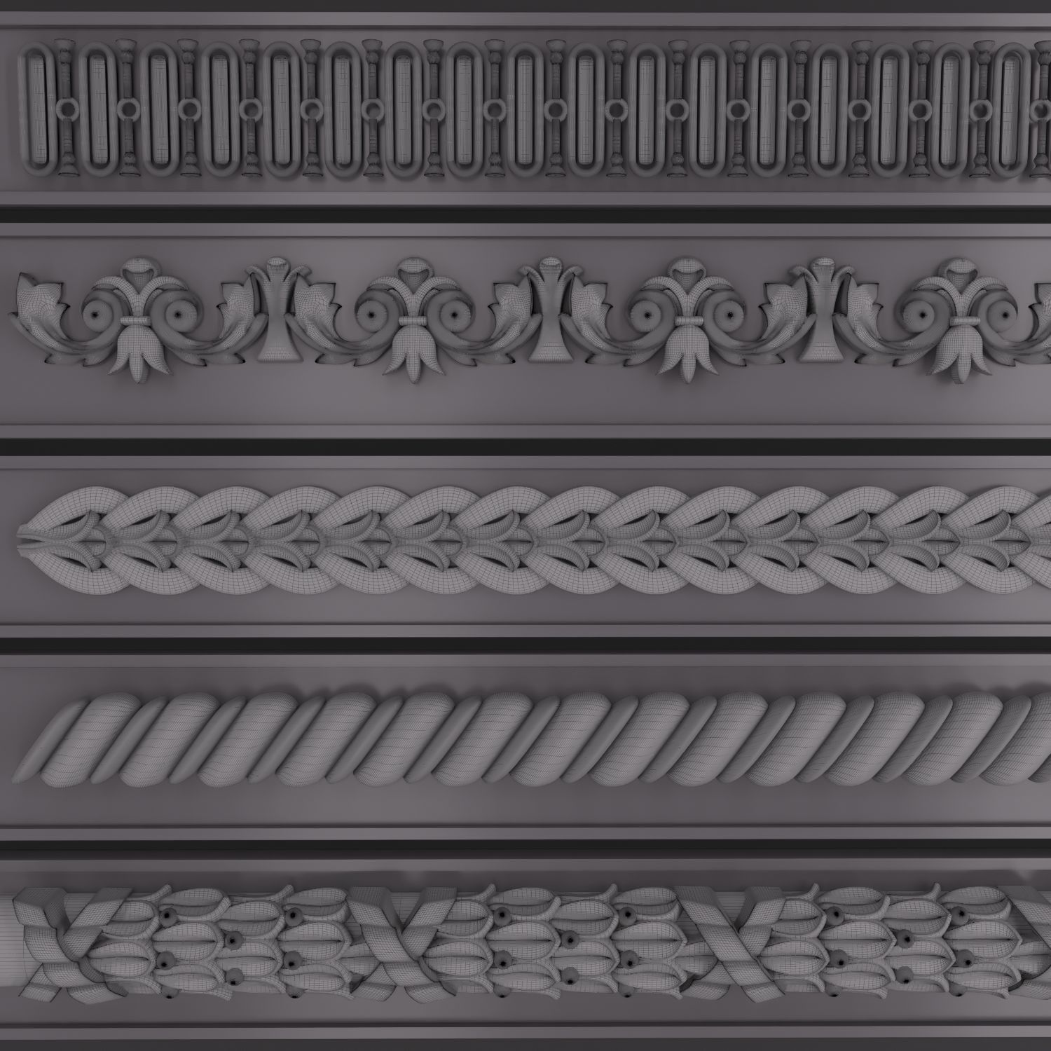 Trim Ornament 125 3D model_2