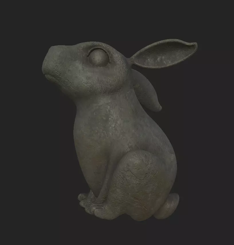 Rabbit Stature 3D model_0