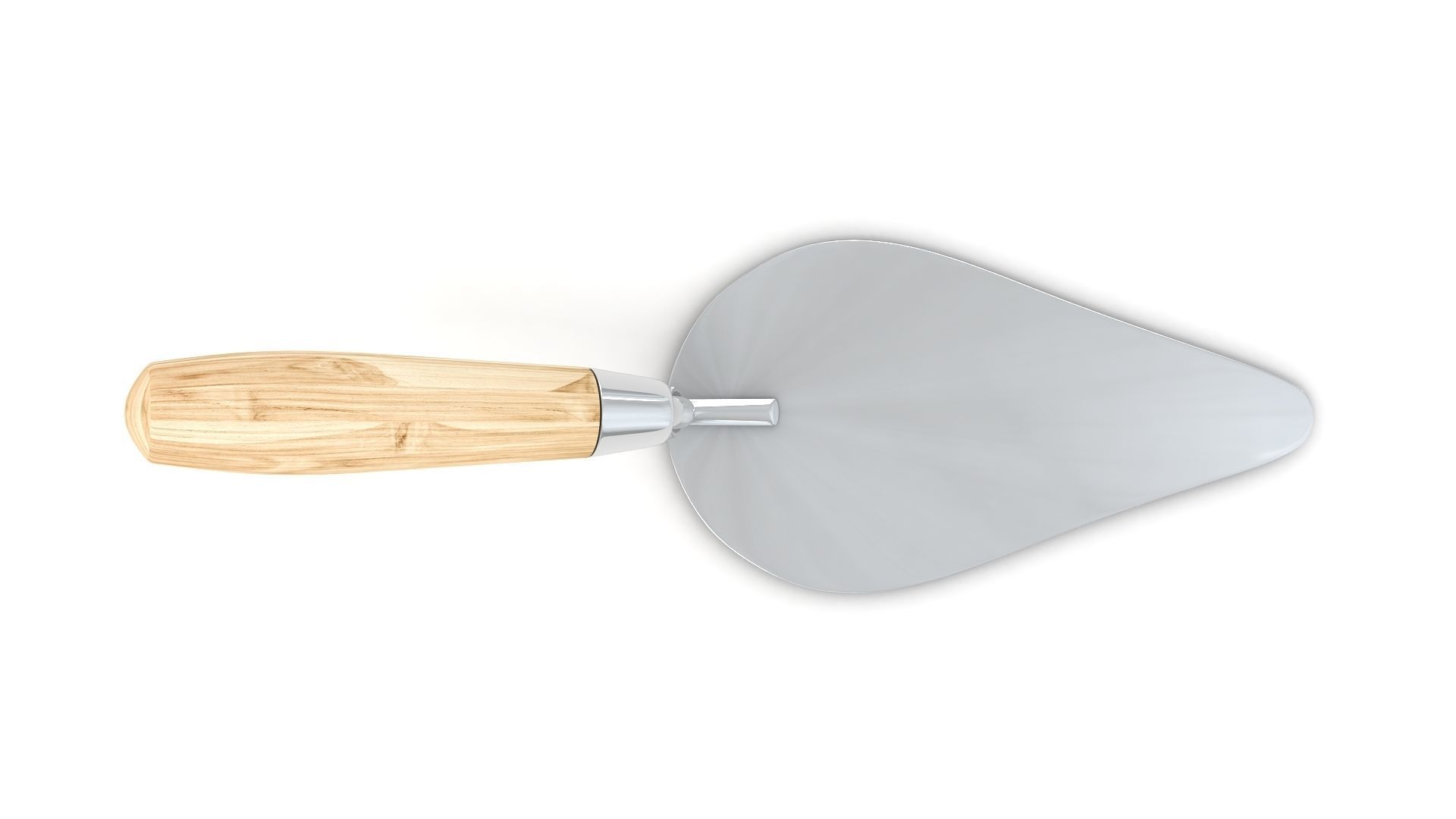 Brick Trowel 3D model_3