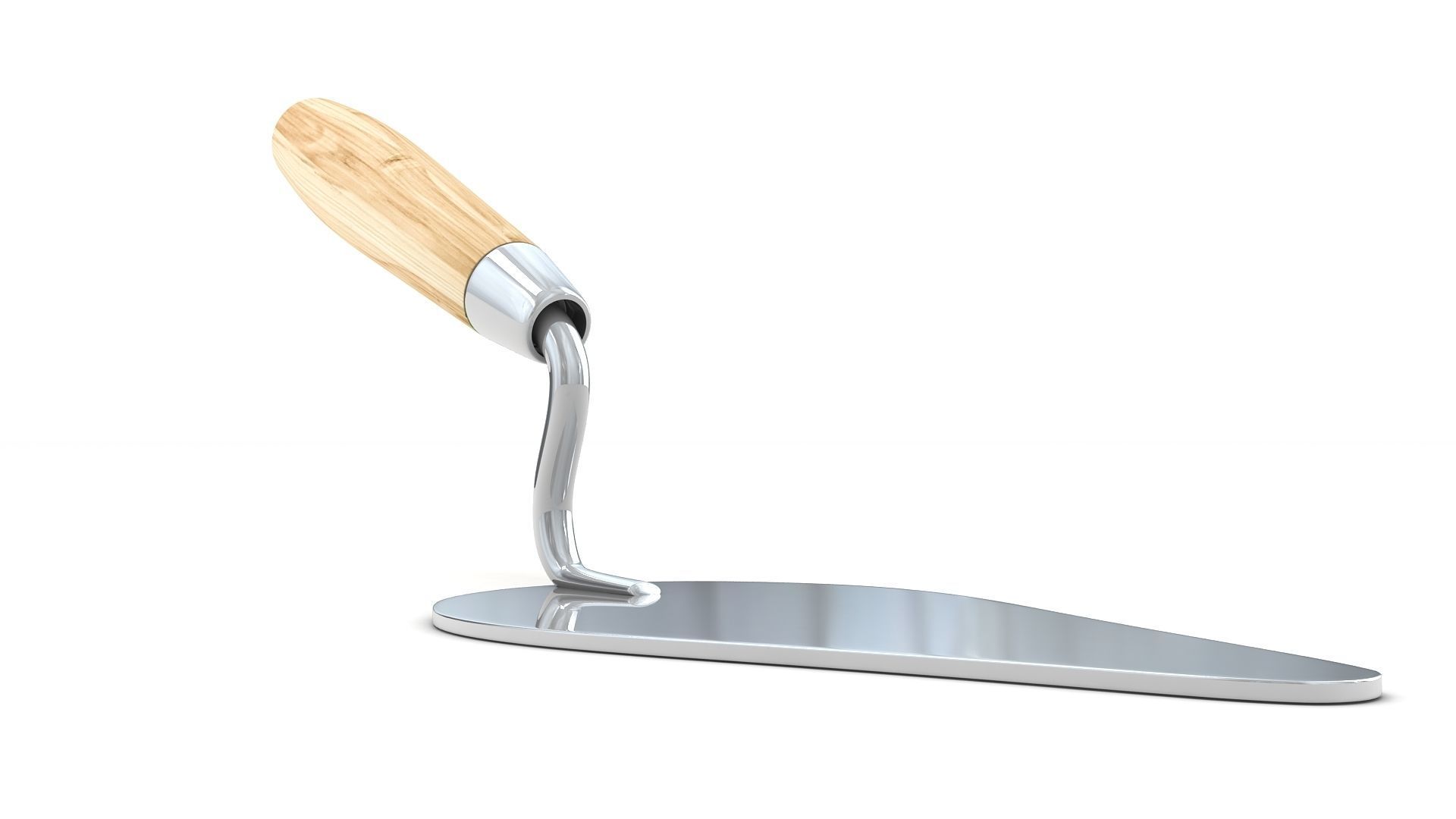 Brick Trowel 3D model_5