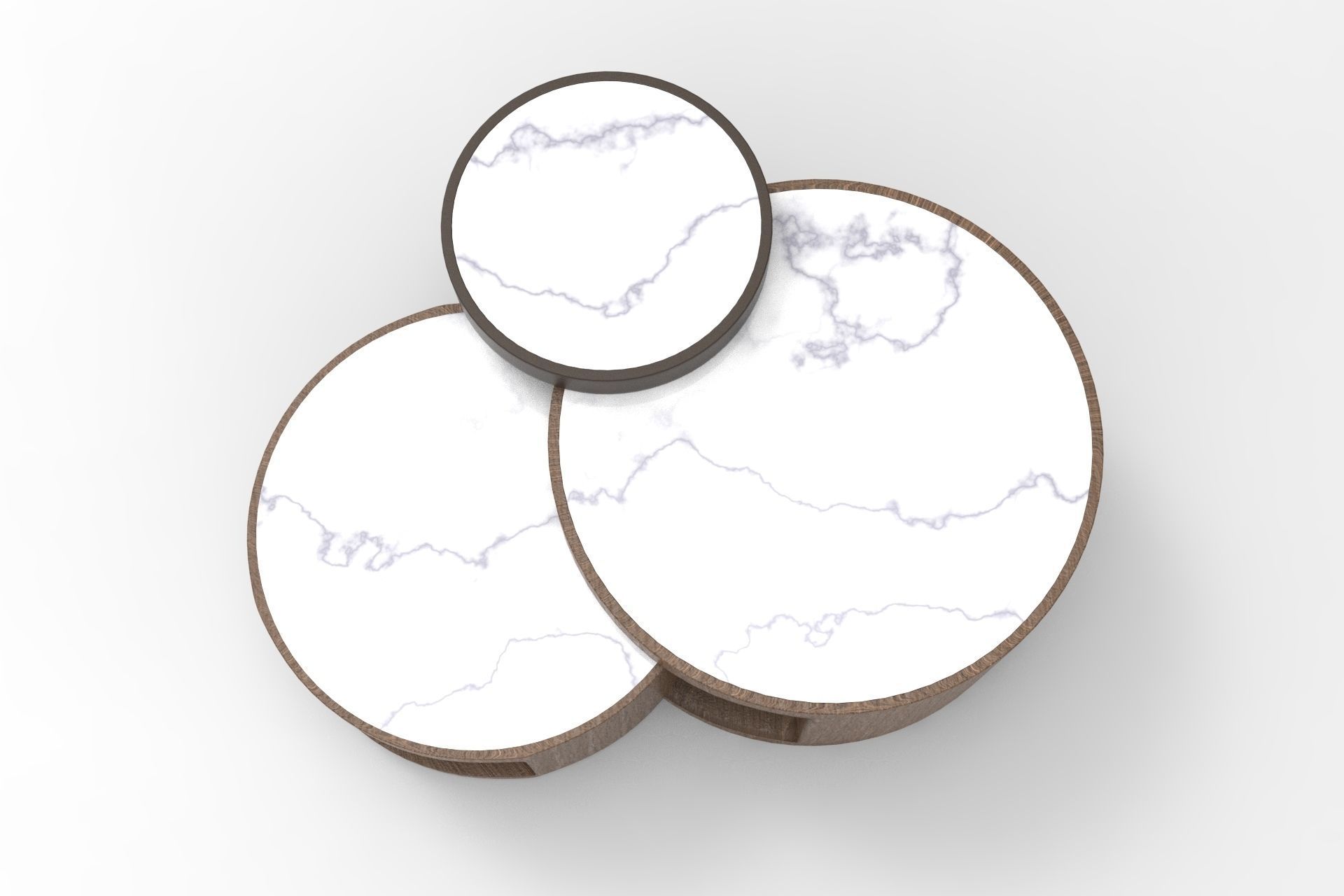 Antigua Center Table Low-poly 3D model_3