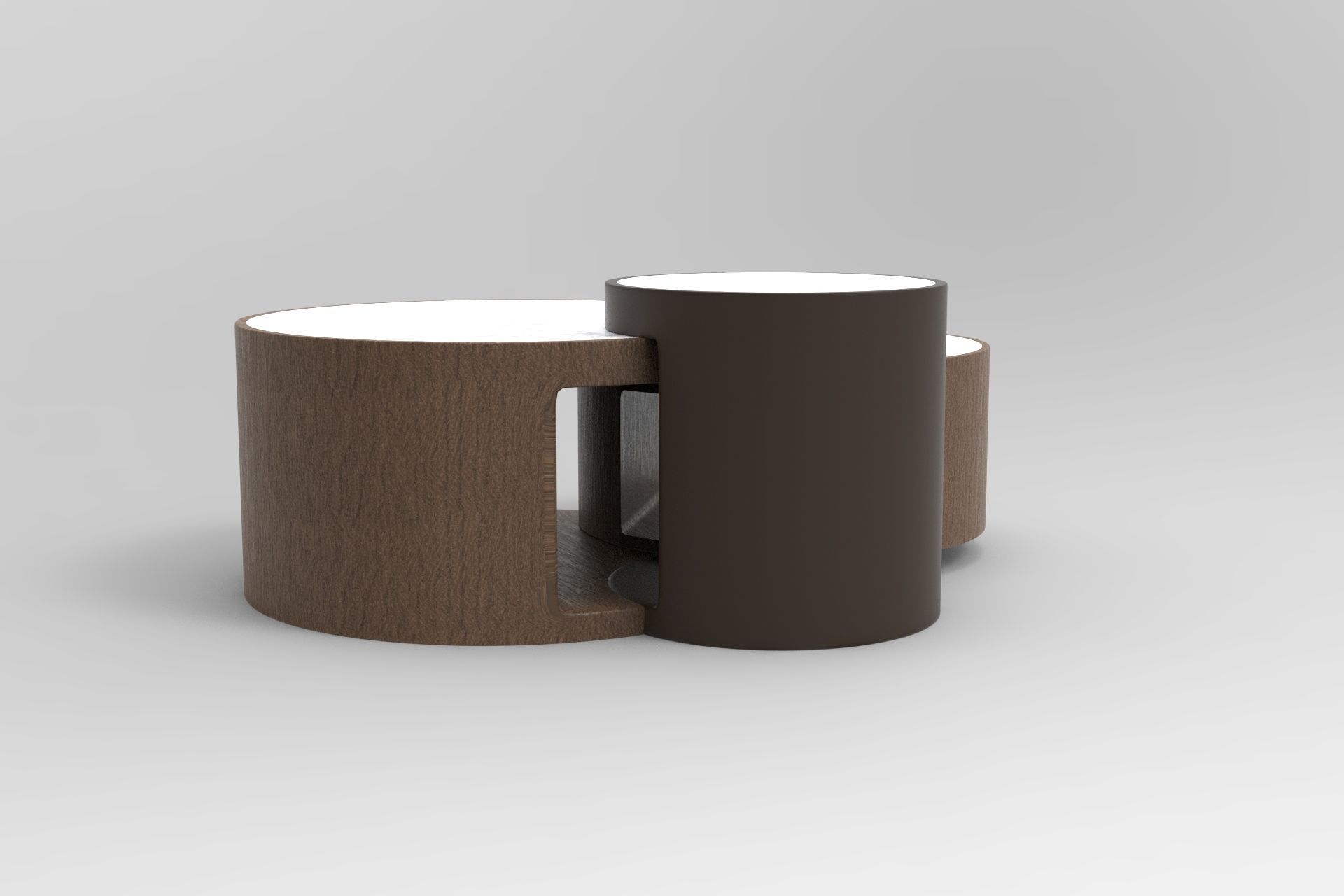 Antigua Center Table Low-poly 3D model_2