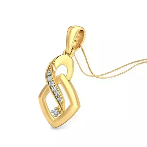 Solitaire Pendant 3dm stl FBX OBJ Render Detail