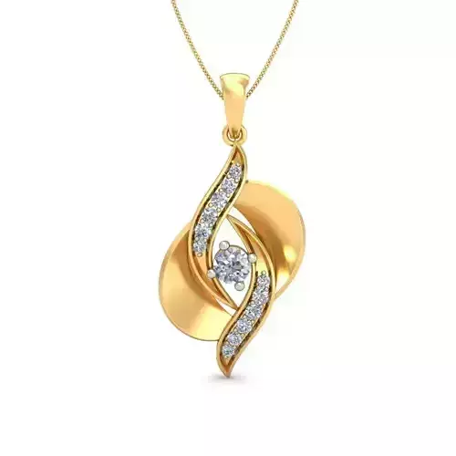 Solitaire Pendant 3dm stl FBX OBJ Render Detail