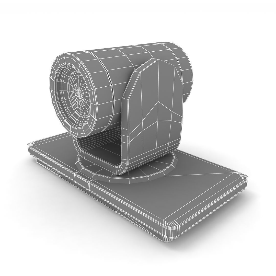 Video Camera Conference 3D model_6