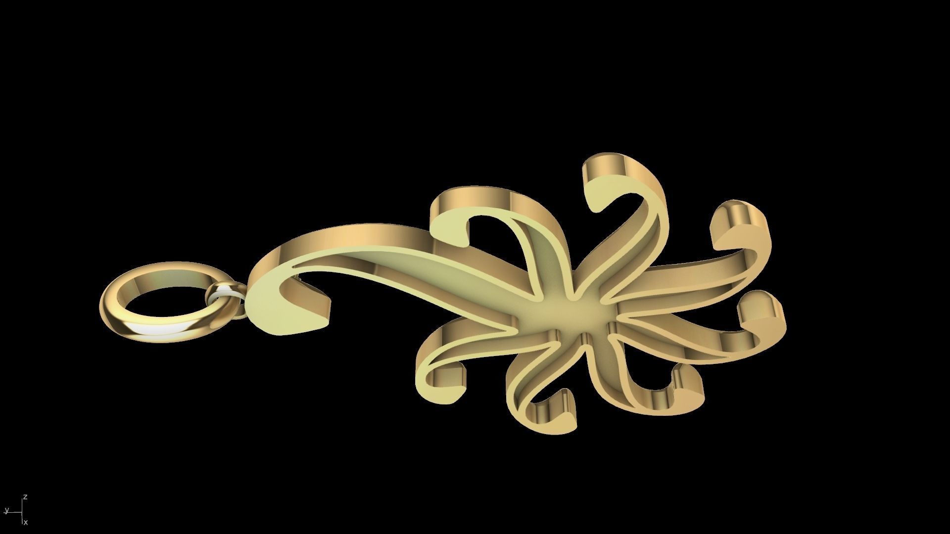 Peacock pendant stl verified 3D print model_5