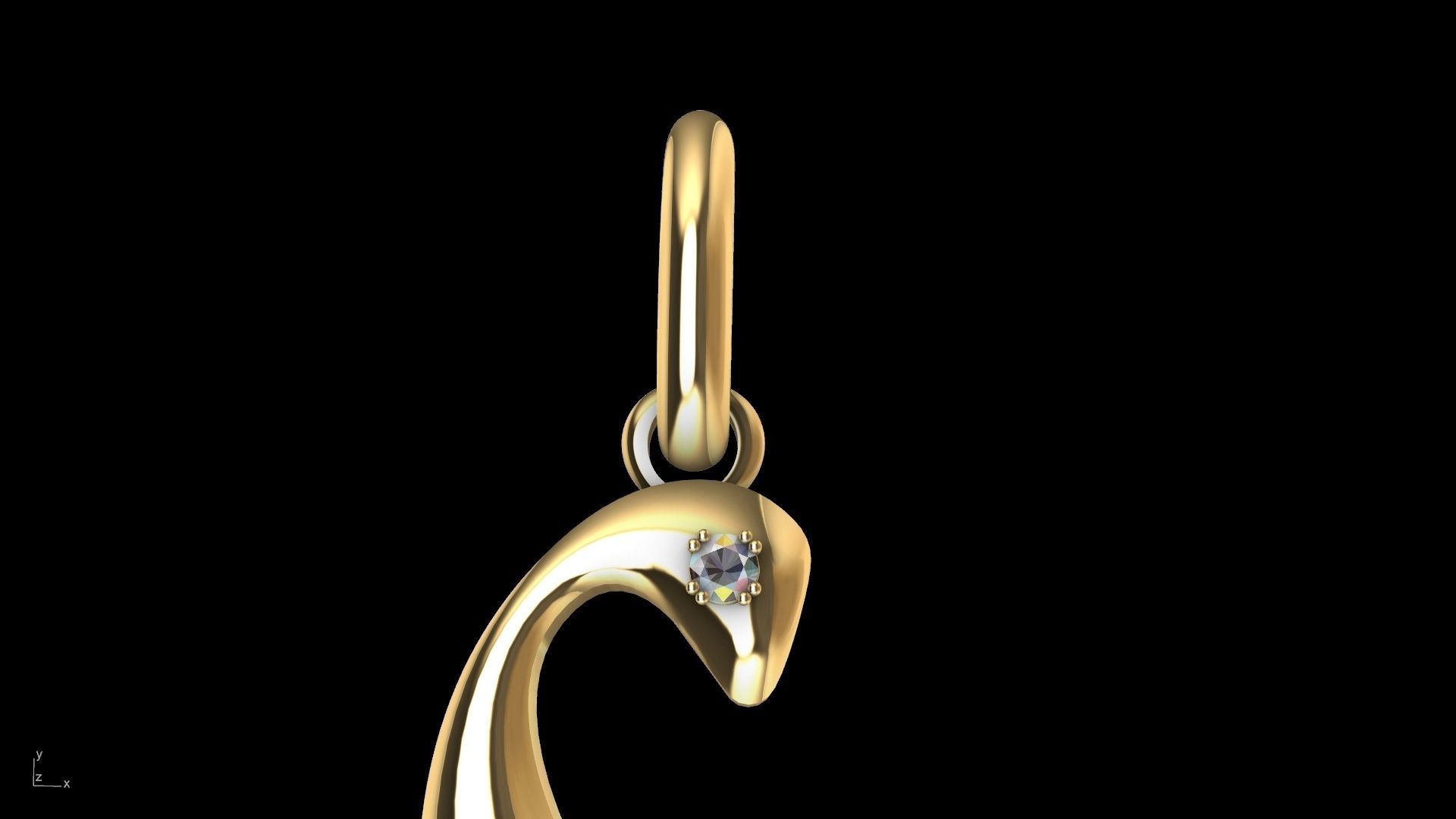 Peacock pendant stl verified 3D print model_10